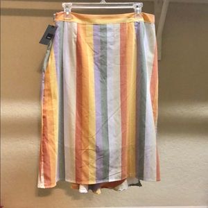 Mossimo Rainbow Striped Skirt